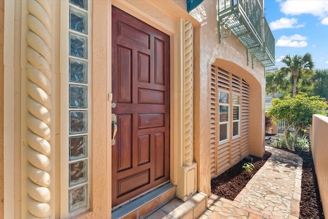 view of entrance to property