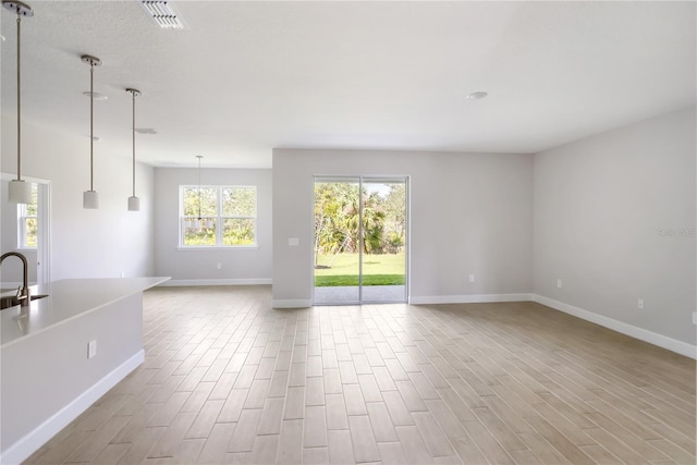 view of unfurnished living room