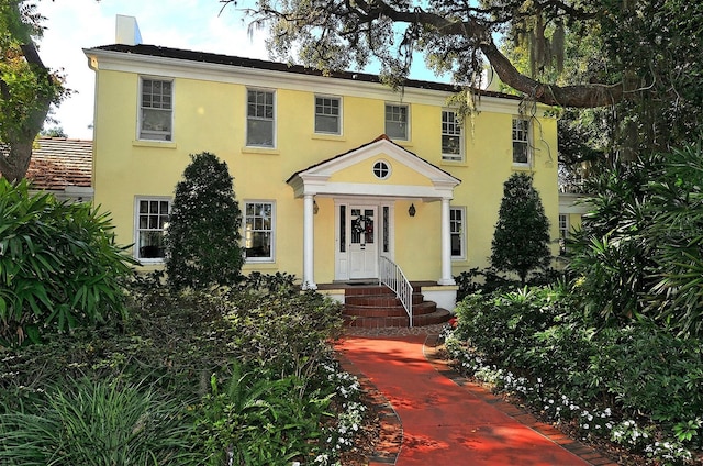 view of colonial house