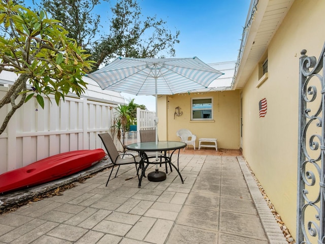 view of patio