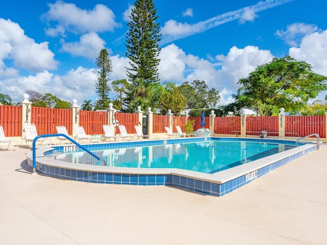 view of pool