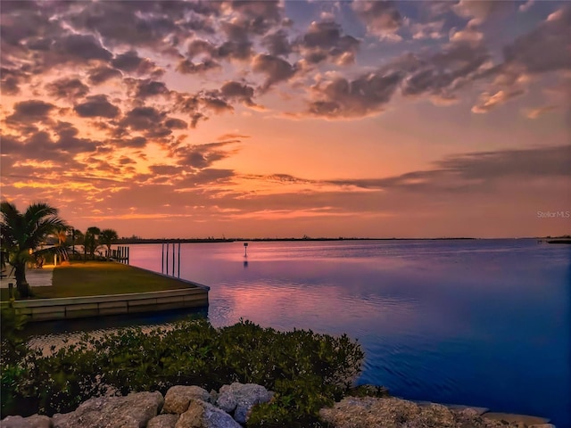 property view of water