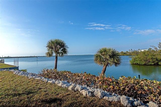 view of water feature