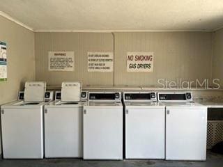 view of laundry area