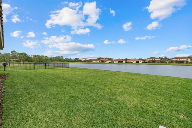 property view of water