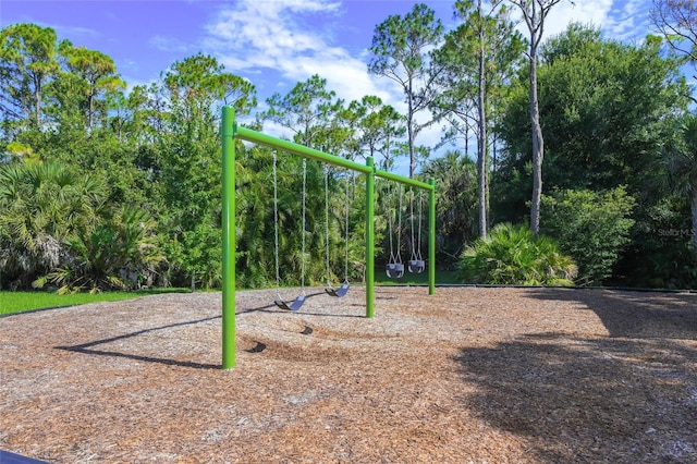 view of play area