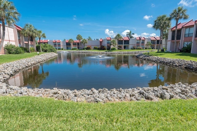 water view with a residential view