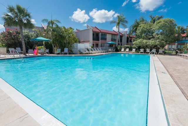 view of community pool