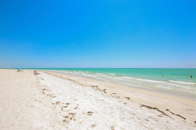 water view featuring a beach view