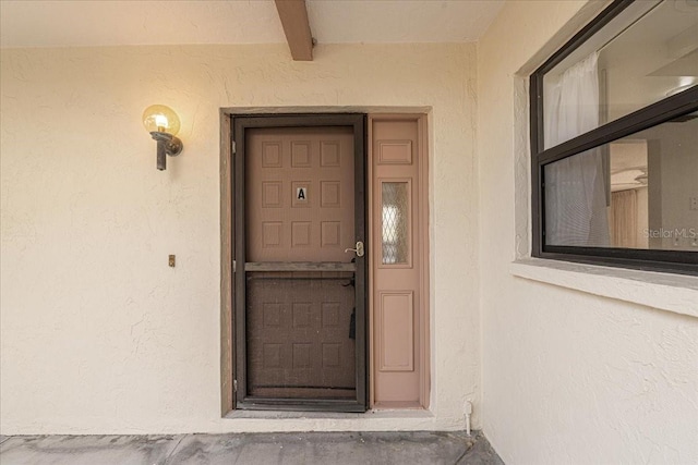 view of entrance to property