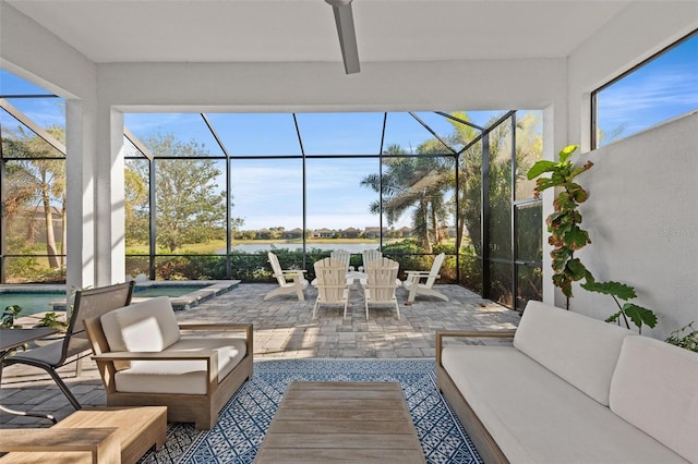 sunroom featuring a healthy amount of sunlight