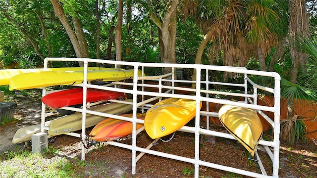 view of jungle gym