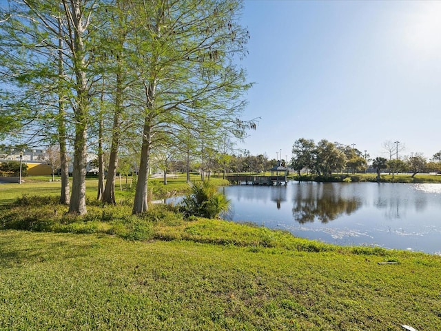 property view of water