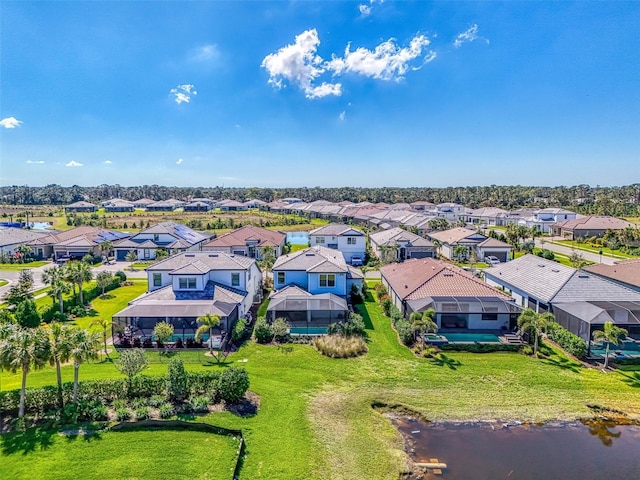 birds eye view of property featuring a residential view