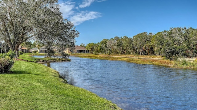 property view of water