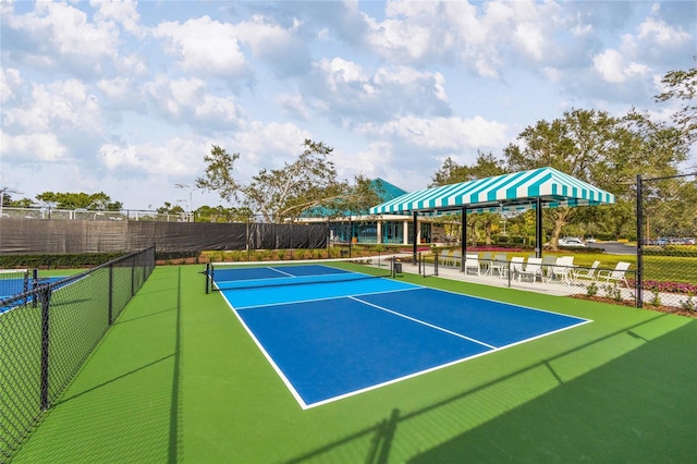 view of sport court with basketball court