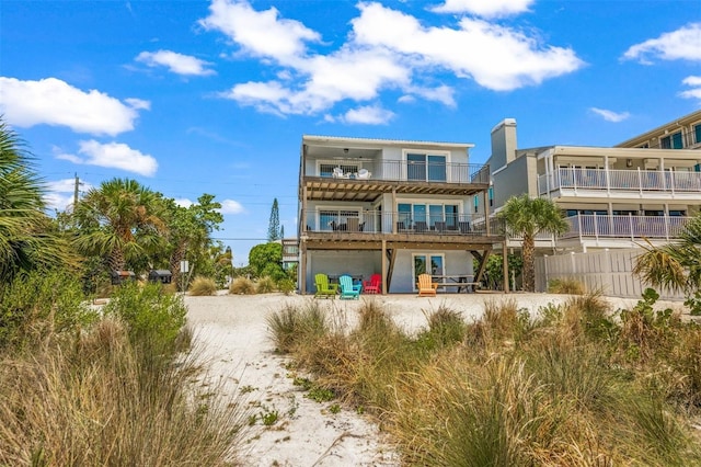 view of back of property