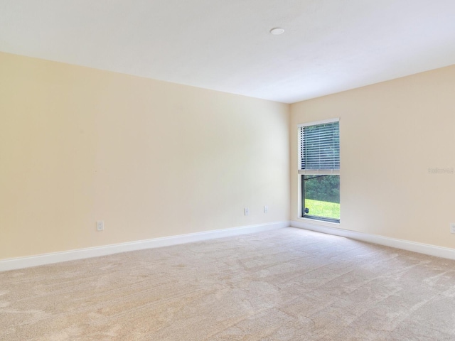 empty room with light carpet