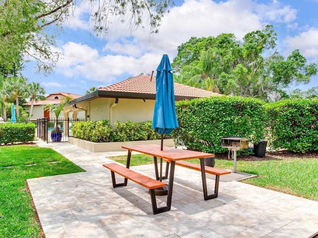 view of patio