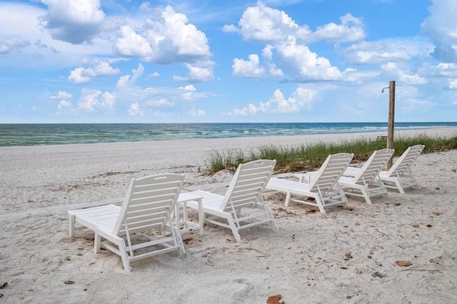 water view featuring a view of the beach