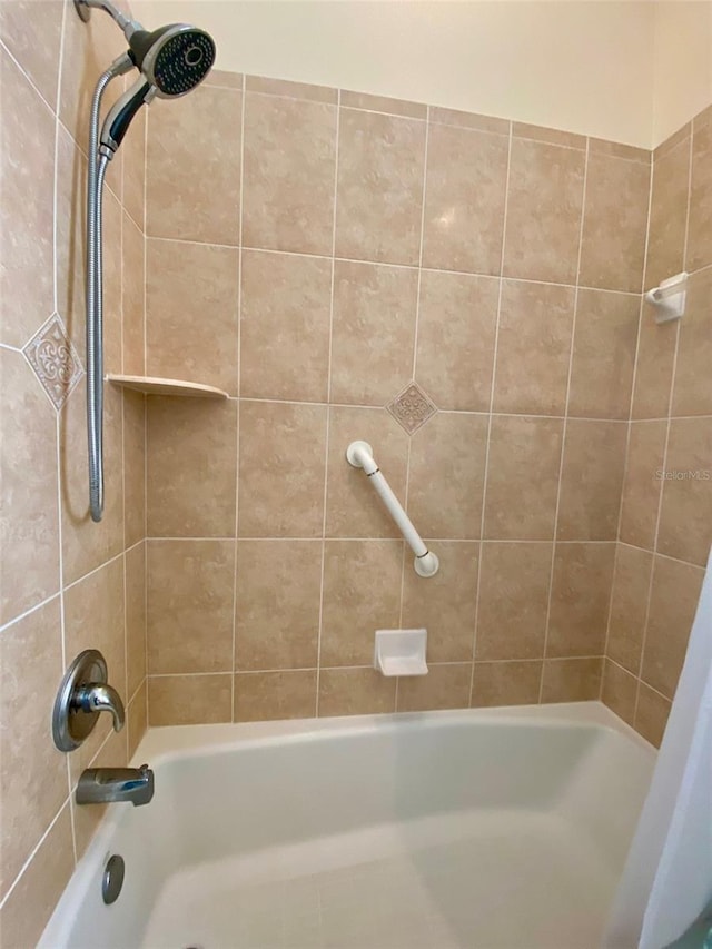 bathroom featuring shower / bath combination with curtain