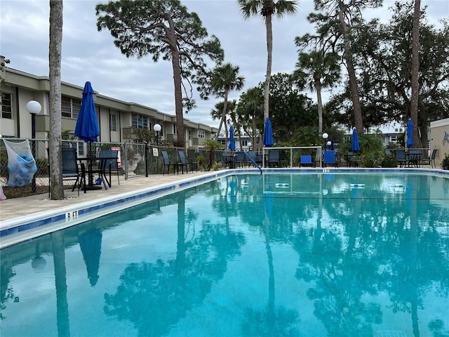 view of pool