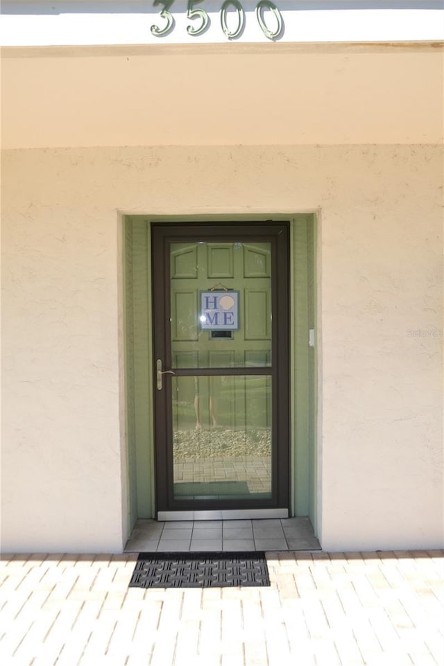 view of entrance to property