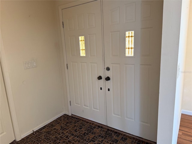 view of entrance foyer