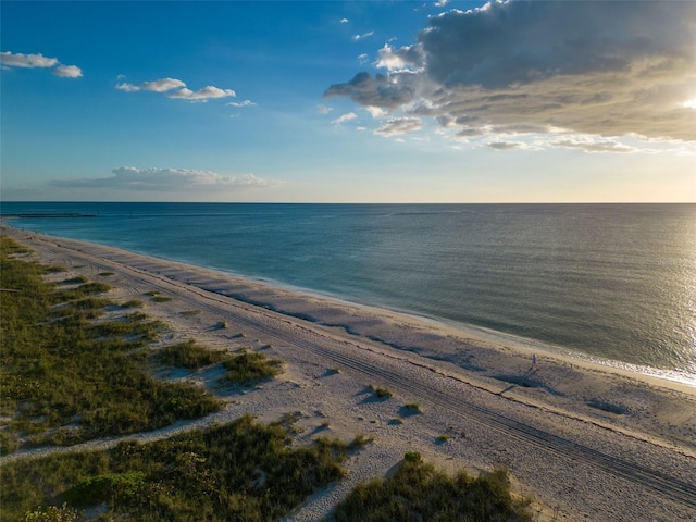 water view with a beach view