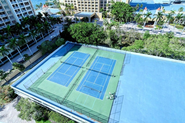 view of sport court