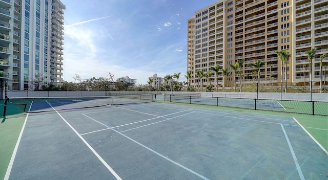 view of sport court