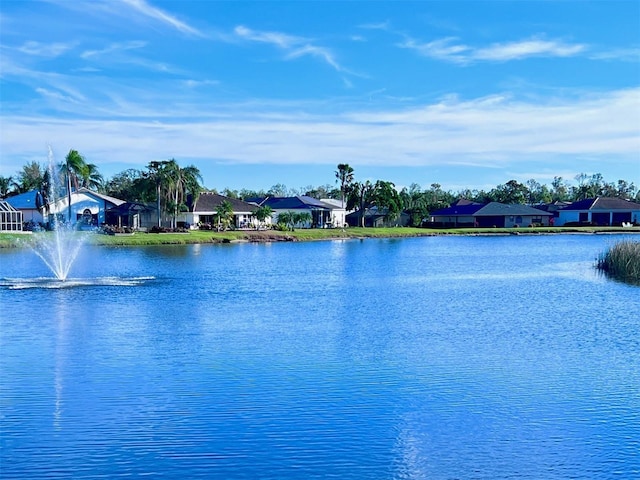 property view of water