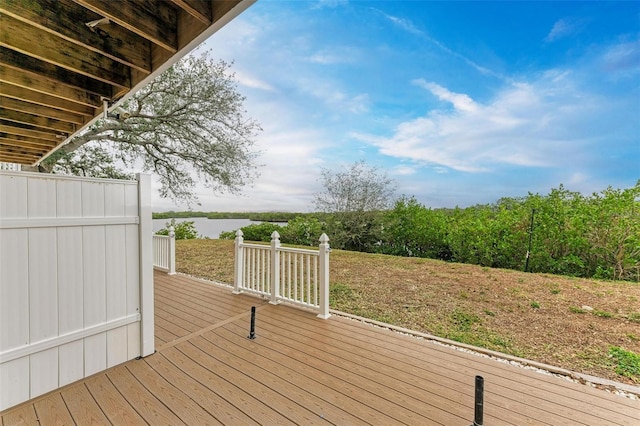 view of deck