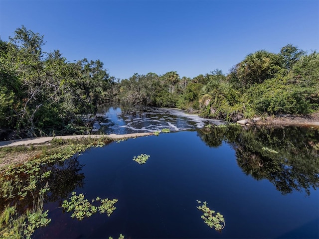 view of water feature