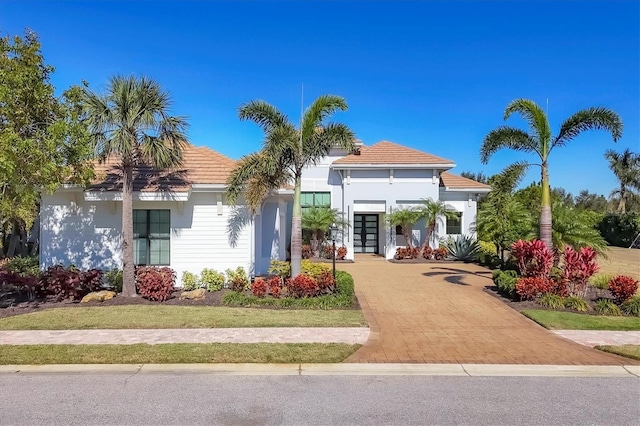 view of front of home featuring french doors