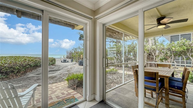 5311 Gulf Of Mexico Dr Unit 3, Longboat Key, FL 34228 - sunroom / solarium featuring plenty of natural light