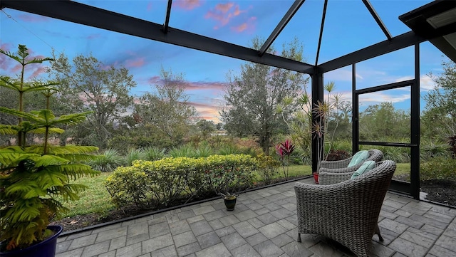 sunroom / solarium featuring plenty of natural light