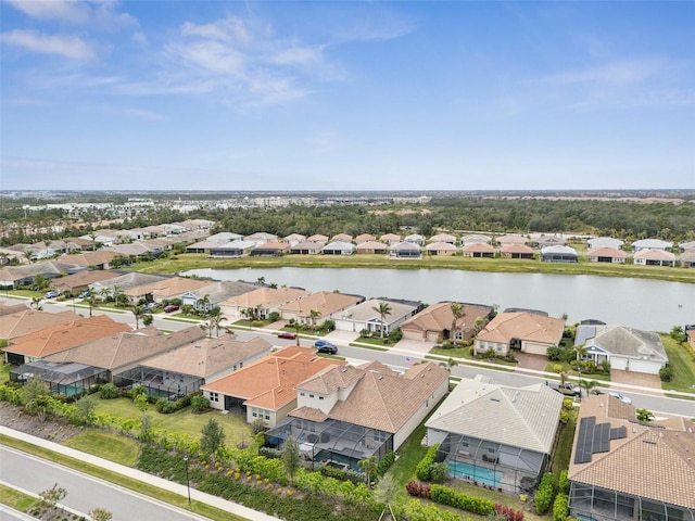 20296 Bandera Pl, Venice, FL 34293 - aerial perspective of suburban area featuring a nearby body of water