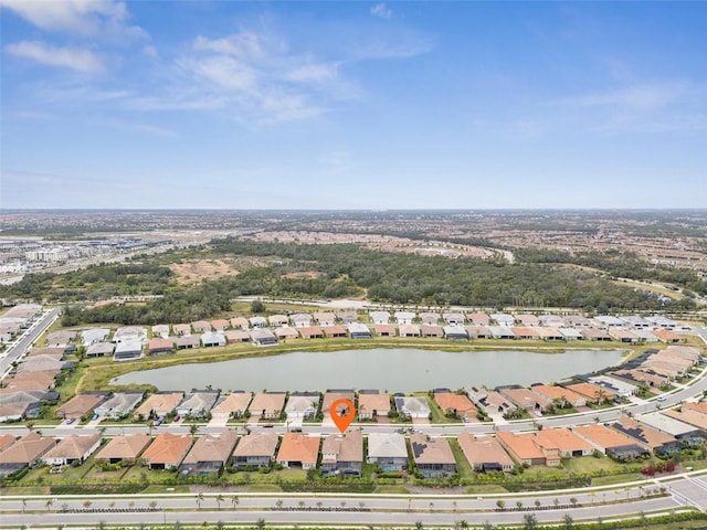 20296 Bandera Pl, Venice, FL 34293 - aerial view of property's location featuring a nearby body of water and nearby suburban area