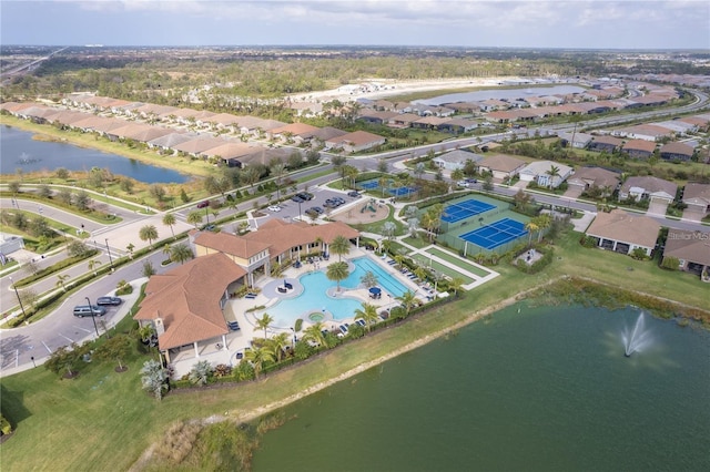 20296 Bandera Pl, Venice, FL 34293 - aerial overview of property's location featuring a nearby body of water and nearby suburban area