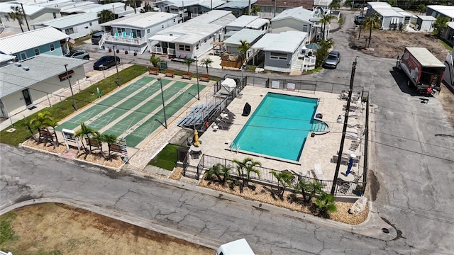 2601 Gulf Dr N Unit S2, Bradenton Beach, FL 34217 - aerial perspective of suburban area with a pool area