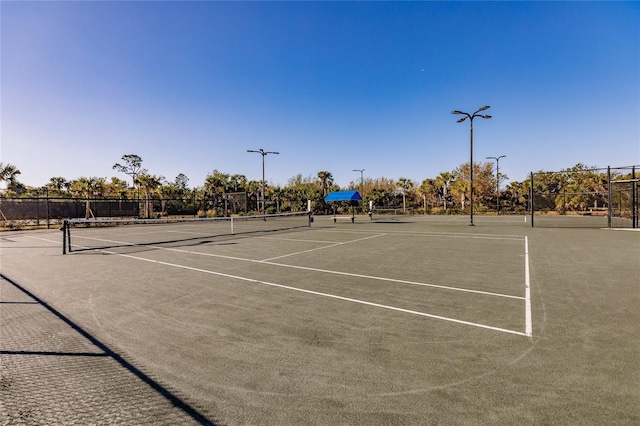 view of sport court featuring basketball court