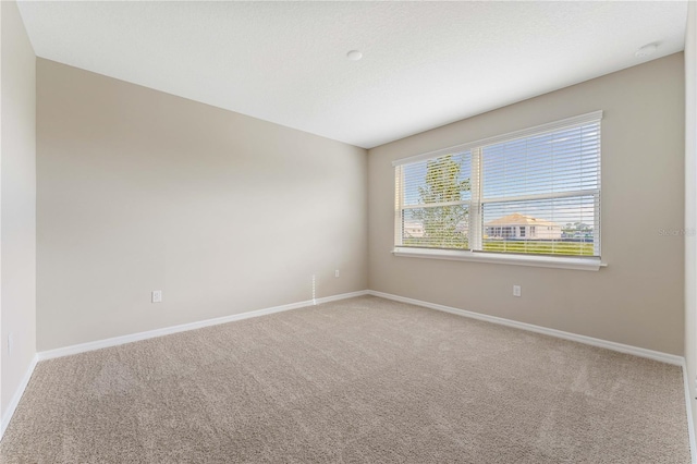 empty room featuring carpet flooring