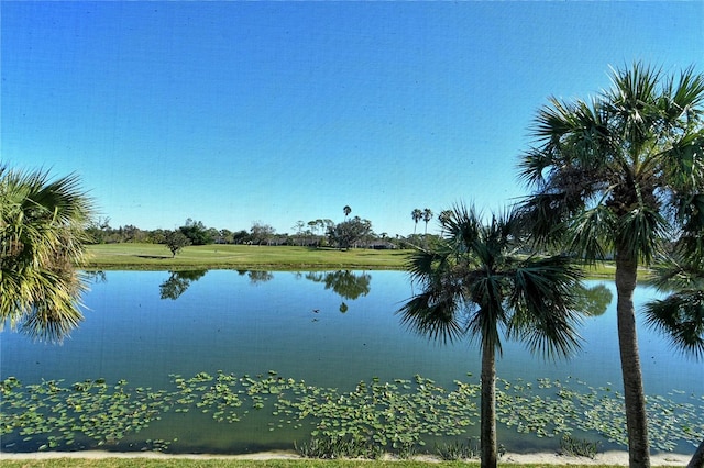 view of water feature