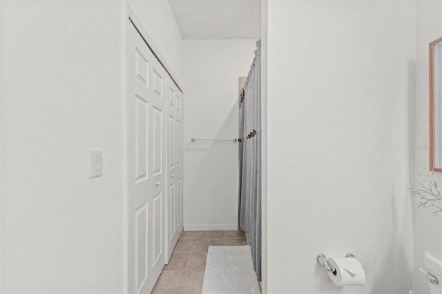 bathroom featuring tile patterned floors