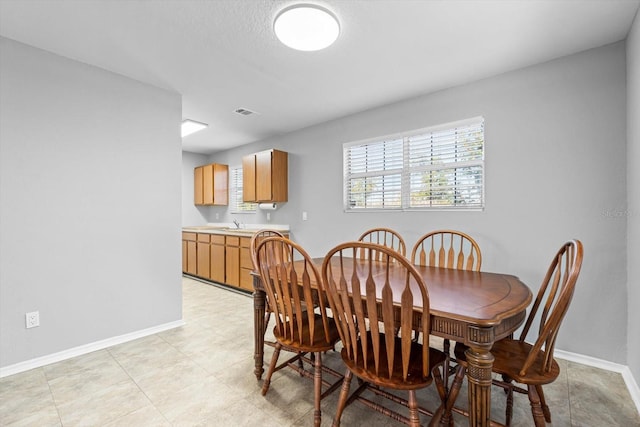 view of dining area