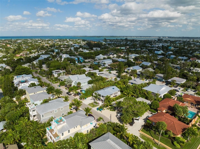 203 72nd St, Holmes Beach, FL 34217 - birds eye view of property with a residential view and a water view