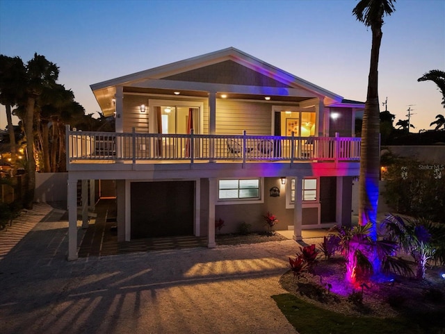 203 72nd St, Holmes Beach, FL 34217 - view of back of house at dusk