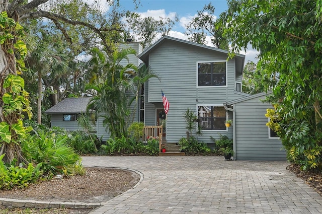 view of rear view of house