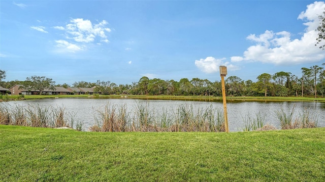 view of water feature